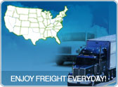Truck drivers check out our freight!